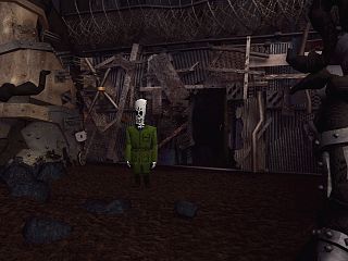 Manny im Versteinerten Wald vor Rubacava